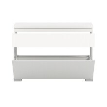 Schuhschrank >Shoelove< in Weiß - 95x67x27cm (BxHxT)