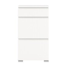 Schuhschrank >Shoelove< in Weiß - 60x109x27cm (BxHxT)