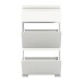 Schuhschrank >Shoelove< in Weiß - 60x109x27cm (BxHxT)