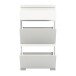Schuhschrank >Shoelove< in Weiß - 60x109x27cm (BxHxT)