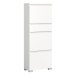 Schuhschrank >Shoelove< in Weiß - 60x151x27cm (BxHxT)