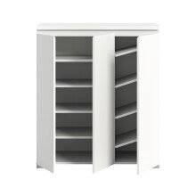 Schuhschrank >Shoelove< in Weiß - 95x109x40cm (BxHxT)