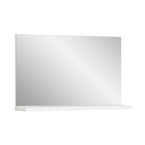 Wandspiegel >Shoelove< in Weiß / Spiegel - 95x59x18cm (BxHxT)