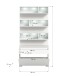 Schuhschrank >Shoelove< in Weiß - 95x192x27cm (BxHxT)