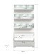 Schuhschrank >Shoelove< in Weiß - 95x192x27cm (BxHxT)