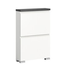Schuhschrank >Shoelove< in Weiß - 60x88x18cm...
