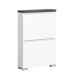 Schuhschrank >Shoelove< in Weiß - 60x88x18cm (BxHxT)
