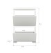 Schuhschrank >Shoelove< in Weiß - 60x88x18cm (BxHxT)