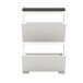 Schuhschrank >Shoelove< in Weiß - 60x88x18cm (BxHxT)