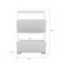 Schuhschrank >Shoelove< in Weiß - 60x88x18cm (BxHxT)