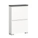 Schuhschrank >Shoelove< in Weiß - 60x88x18cm (BxHxT)