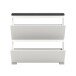 Schuhschrank >Shoelove< in Weiß - 95x88x18cm (BxHxT)