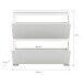 Schuhschrank >Shoelove< in Weiß - 95x88x18cm (BxHxT)