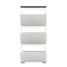 Schuhschrank >Shoelove< in Weiß - 60x130x18cm (BxHxT)