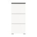 Schuhschrank >Shoelove< in Weiß - 60x130x18cm (BxHxT)