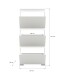 Schuhschrank >Shoelove< in Weiß - 60x130x18cm (BxHxT)