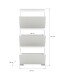 Schuhschrank >Shoelove< in Weiß - 60x130x18cm (BxHxT)