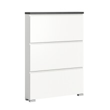Schuhschrank >Shoelove< in Weiß - 95x130x18cm...