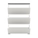 Schuhschrank >Shoelove< in Weiß - 95x130x18cm (BxHxT)