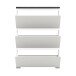Schuhschrank >Shoelove< in Weiß - 95x130x18cm (BxHxT)