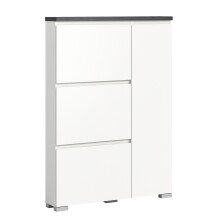 Schuhschrank >Shoelove< in Weiß - 95x130x18cm...