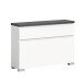 Schuhschrank >Shoelove< in Weiß - 95x67x27cm (BxHxT)