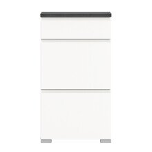 Schuhschrank >Shoelove< in Weiß - 60x109x27cm (BxHxT)