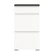 Schuhschrank >Shoelove< in Weiß - 60x109x27cm (BxHxT)