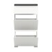 Schuhschrank >Shoelove< in Weiß - 60x109x27cm (BxHxT)