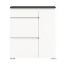 Schuhschrank >Shoelove< in Weiß - 95x109x27cm (BxHxT)