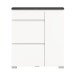 Schuhschrank >Shoelove< in Weiß - 95x109x27cm (BxHxT)