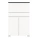 Schuhschrank >Shoelove< in Weiß - 95x151x27cm (BxHxT)