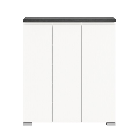 Schuhschrank >Shoelove< in Weiß - 95x109x40cm (BxHxT)