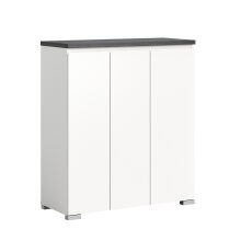 Schuhschrank >Shoelove< in Weiß - 95x109x40cm (BxHxT)