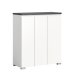 Schuhschrank >Shoelove< in Weiß - 95x109x40cm (BxHxT)