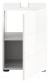 Waschbeckenunterschrank >Vira< in Weiß Hochglanz - 38x56x34cm (BxHxT)