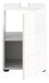 Waschbeckenunterschrank >Vira< in Weiß Hochglanz - 38x56x34cm (BxHxT)