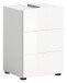 Waschbeckenunterschrank >Vira< in Weiß Hochglanz - 38x56x34cm (BxHxT)