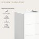 Badezimmer-Set >Vira< in Weiß Hochglanz - 60x190x34cm (BxHxT)