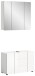 Badezimmer-Set >Vira< in Weiß Hochglanz - 82x190x34cm (BxHxT)