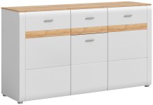 Sideboard >Ashton< in Ashgrey Matt - 150x86x43cm...