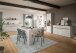 Sideboard >Ashton< in Ashgrey Matt - 150x86x43cm (BxHxT)