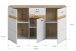 Sideboard >Ashton< in Ashgrey Matt - 150x86x43cm (BxHxT)
