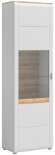 Vitrine >Ashton< in Ashgrey Matt - 61x202x37cm (BxHxT)