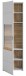 Vitrine >Ashton< in Ashgrey Matt - 61x202x37cm (BxHxT)