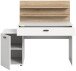 Schreibtisch >Match< in Weiß - 130x117x54cm (BxHxT)