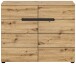 Kommode >Canu< in Basalt Grau / Artisan - 100x81x40cm (BxHxT)