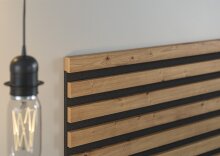 Schallschutzpaneel >Silence< in Anthrazit / Artisan Eiche - 40x80x2 (BxHxT)