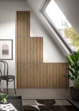 Schallschutzpaneel >Silence< in Anthrazit / Artisan Eiche - 40x80x2 (BxHxT)