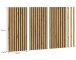Schallschutzpaneel >Silence< in Anthrazit / Artisan Eiche - 40x80x2 (BxHxT)